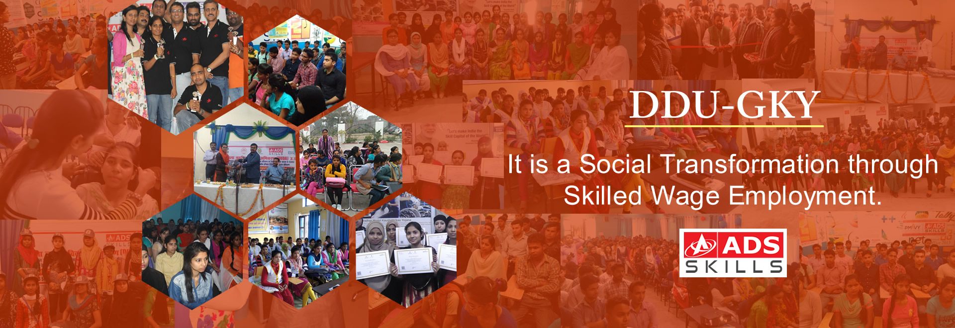 ADS Skills DDU-GKY training sessions, learners and certificate ceremonies