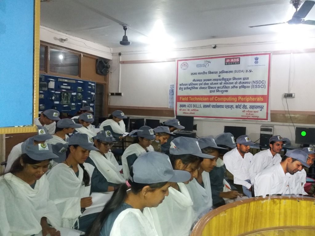 ADS Skills learners in a training classroom